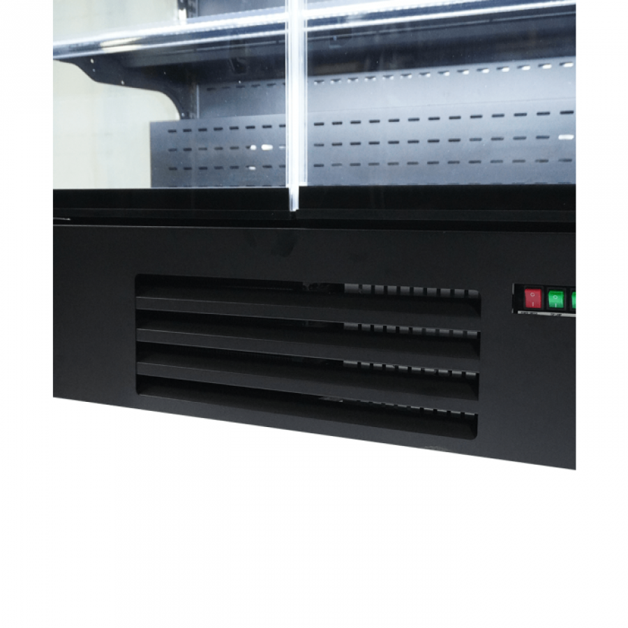Wandkühlschrank MARCO 1.3 Glastür LED Schwarz 1292 Liter 1310x740x2010 mm