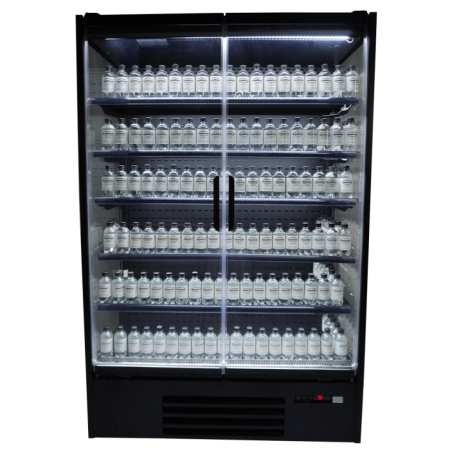 Wandkühlschrank MARCO 1.3 Glastür LED Schwarz 1292 Liter 1310x740x2010 mm