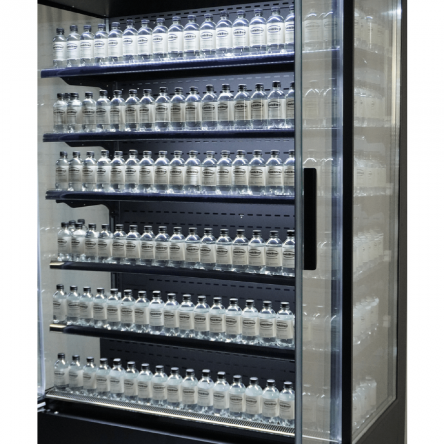 Wandkühlschrank MARCO 1.3 Glastür LED Schwarz 1292 Liter 1310x740x2010 mm