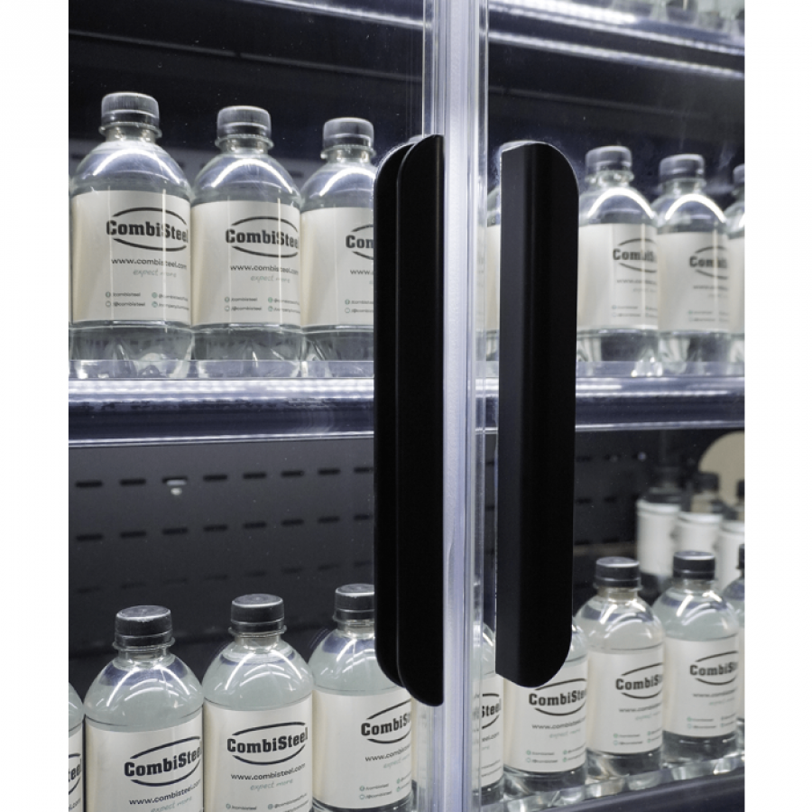 Wandkühlschrank MARCO 1.3 Glastür LED Schwarz 1292 Liter 1310x740x2010 mm