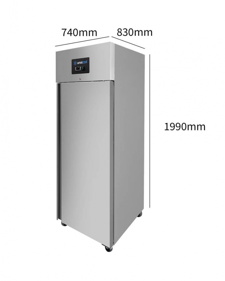 Gefrierschrank 650 Liter mit 1 Tür und GN 2/1