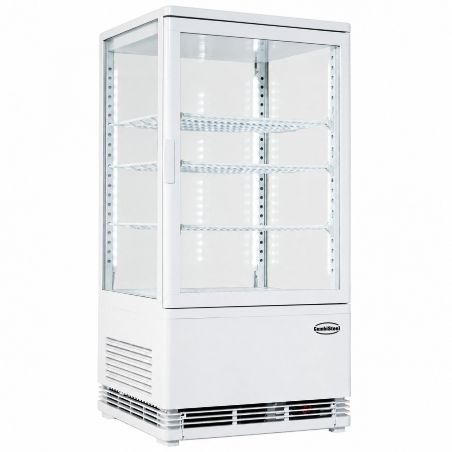 Kühlvitrine 68L Weiss