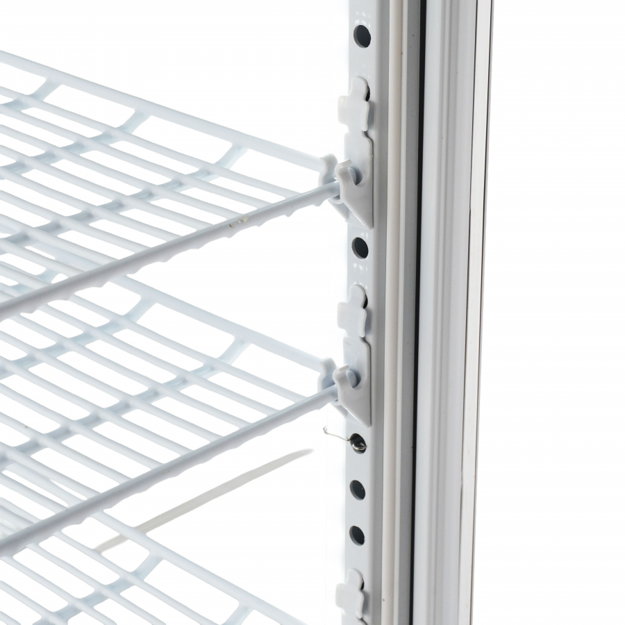 Kühlvitrine 68 L Weiß | COMBISTEEL Tischgerät mit Umluft
