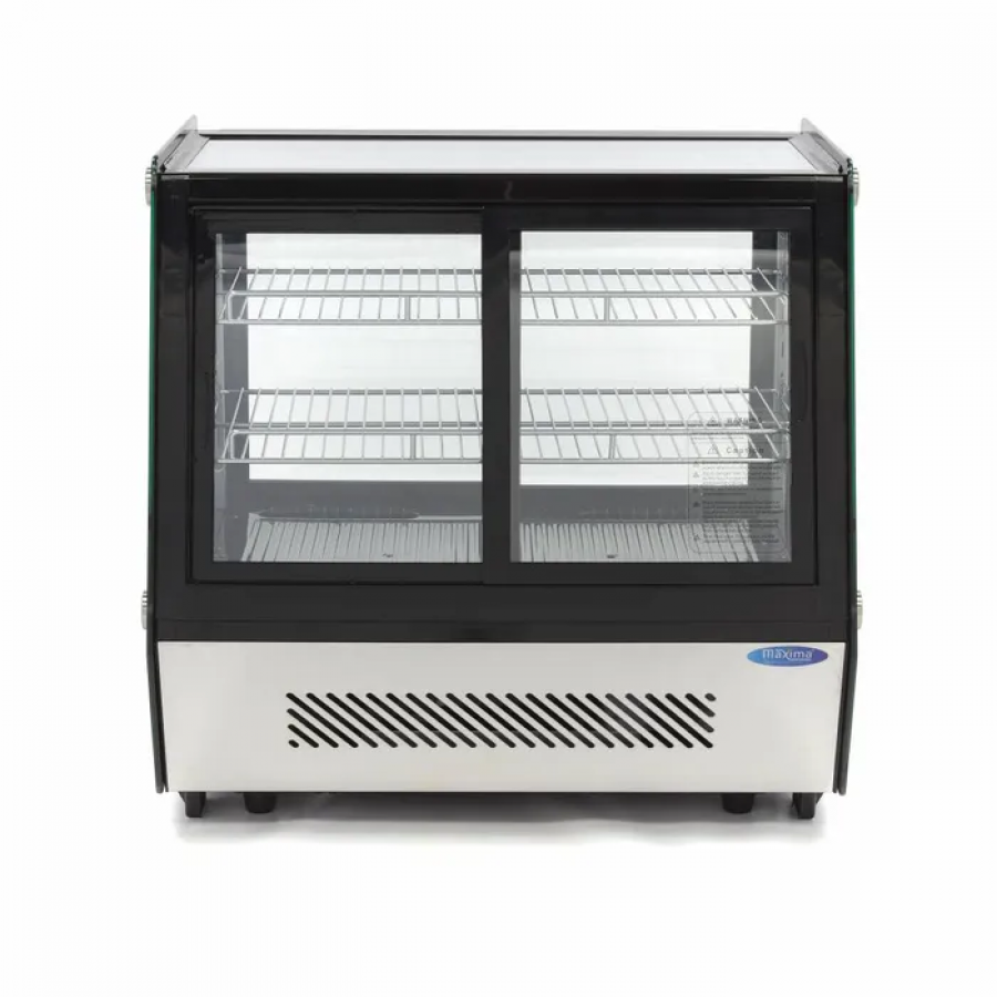 Gastro Glastürkühlschrank 125 l met schuifdeuren