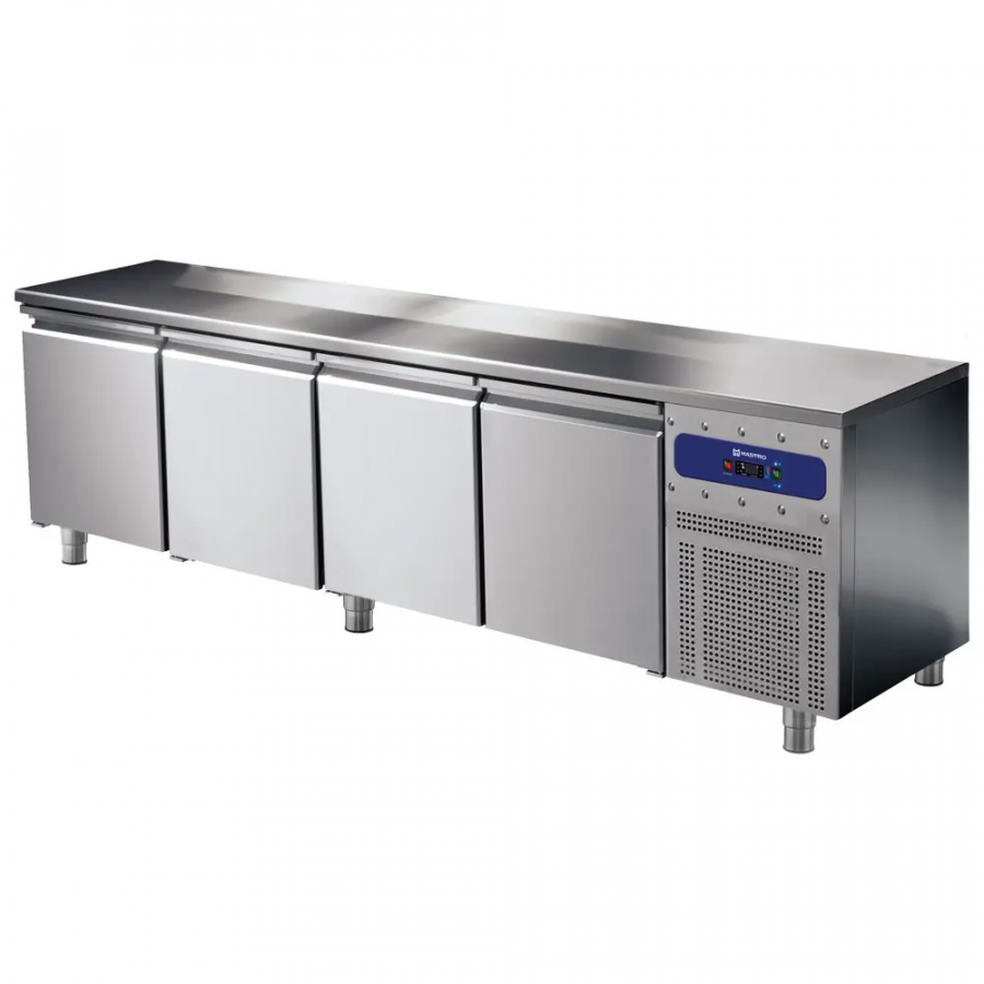 Kühltisch 600 mm 4 Türen 430x325 mm 2-8°C - Gastrohot