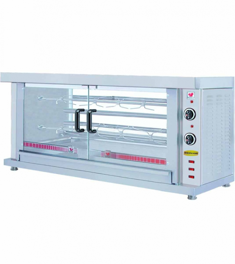 Hähnchengrill Elektro 2 Spießen | B1320xT460xH660 mm Hähnchengrill Elektro 2 Spießen | B1320xT460xH660 mm