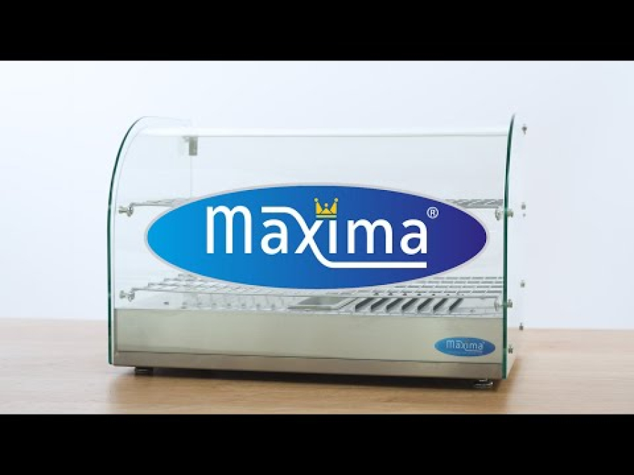 Warmtevitrine - 45 l - 55 cm - 2 planken