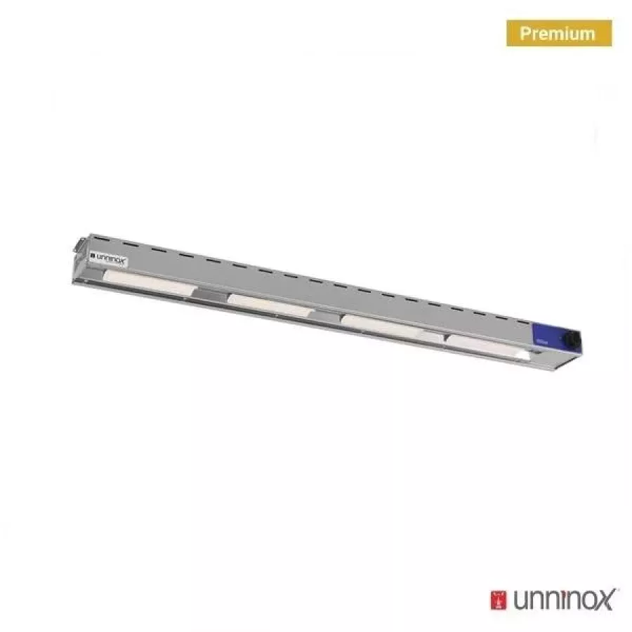 Keramik-Deckenwärmer 2000mm – 5x250W, Edelstahl