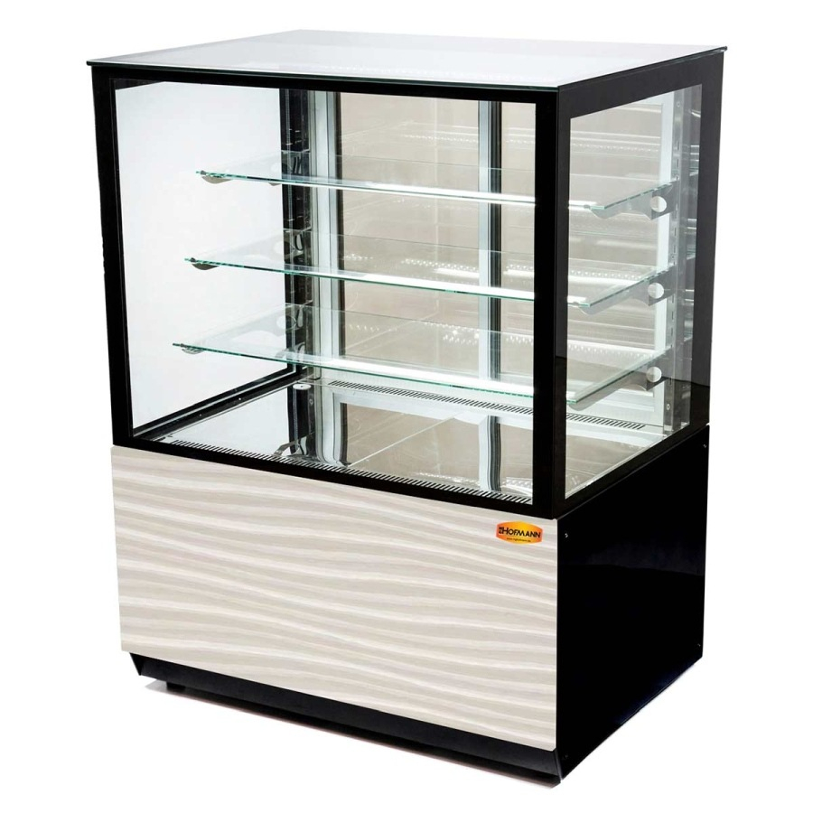 Kuchenvitrine Air Frost | Weiß-Schwarz