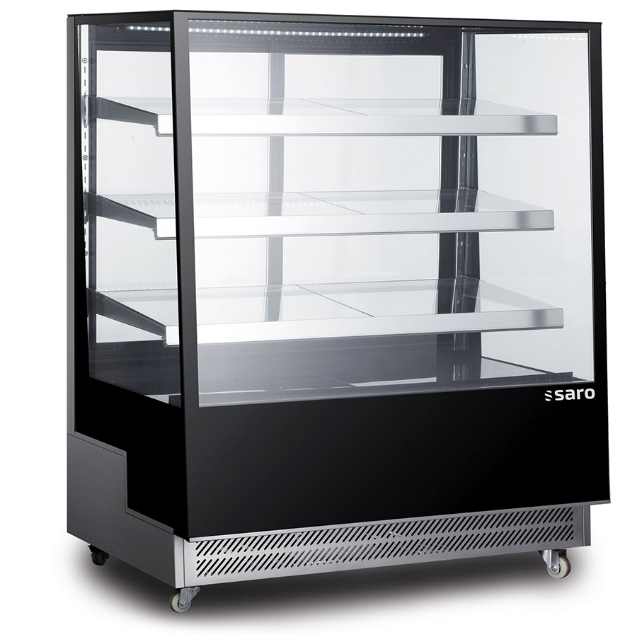 Taartvitrine 650 Liter | 3 verstelbare glazen planken