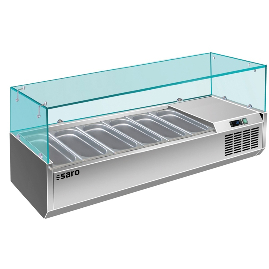 Koelopzetstuk 6 x 1/3 GN | B 1500 x L 395 x H 435 mm