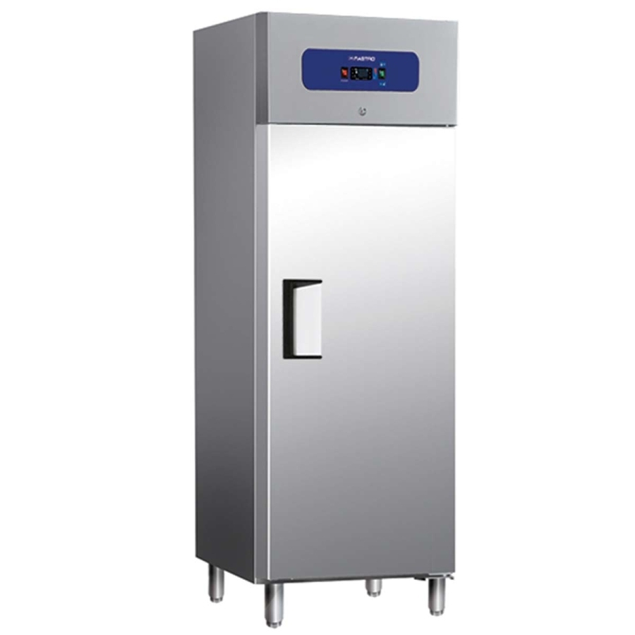Kühlschrank 400 Liter aus Edelstahl für Fisch mit statischer Kühlung 0,5°C - Gastrohot