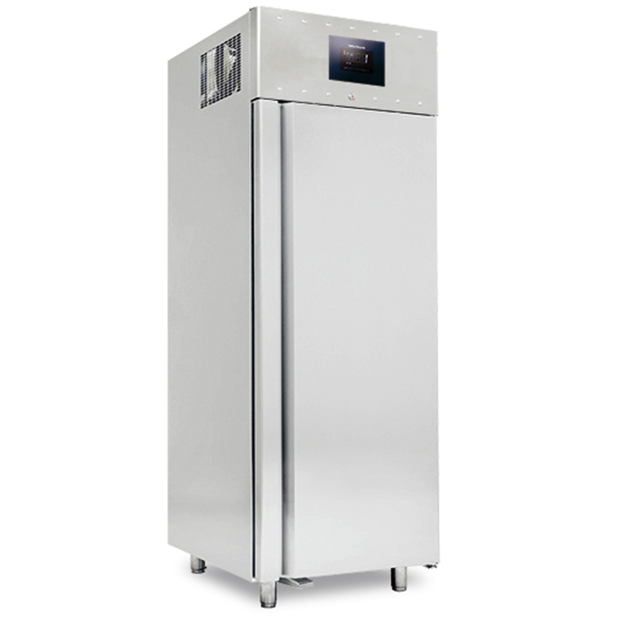 Kühlschrank 700 Liter aus Edelstahl für Fisch - Statische Kühlung 0,5°C - 85 mm Isolierung - WiFi