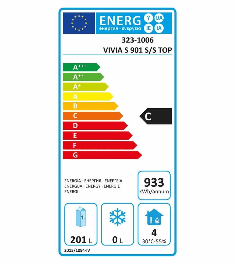 Kühltisch mit 2 Türen Energie c Kühltisch mit 2 Türen Energie c