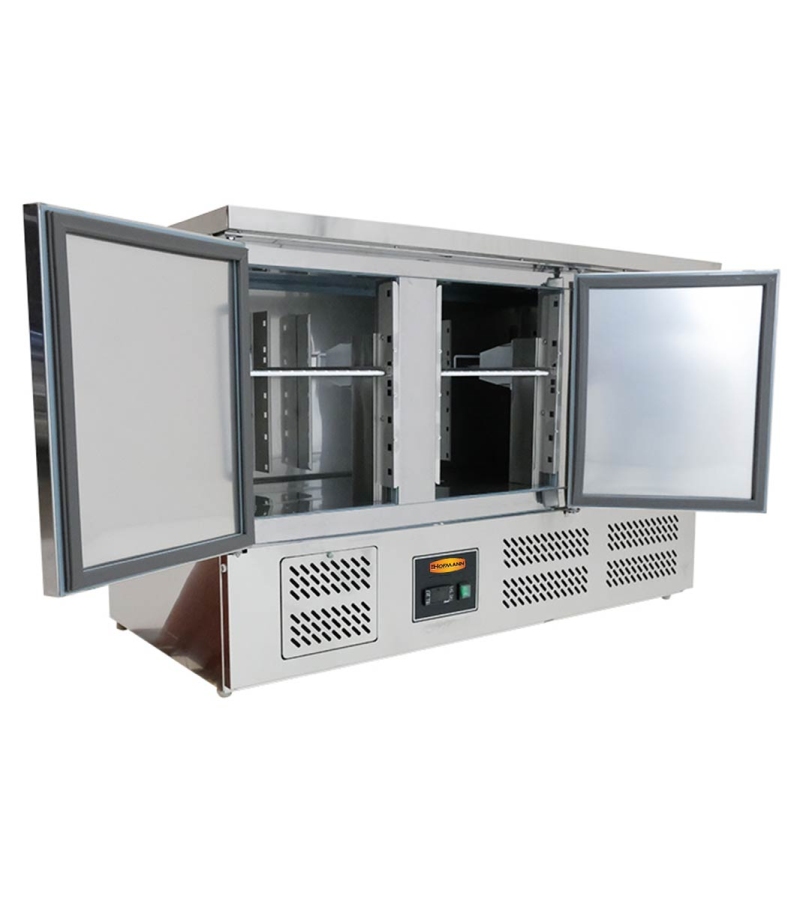 Kühltisch mit 3 Türen | B1365 x T700 x H870 mm Kühltisch mit 3 Türen | B1365 x T700 x H870 mm