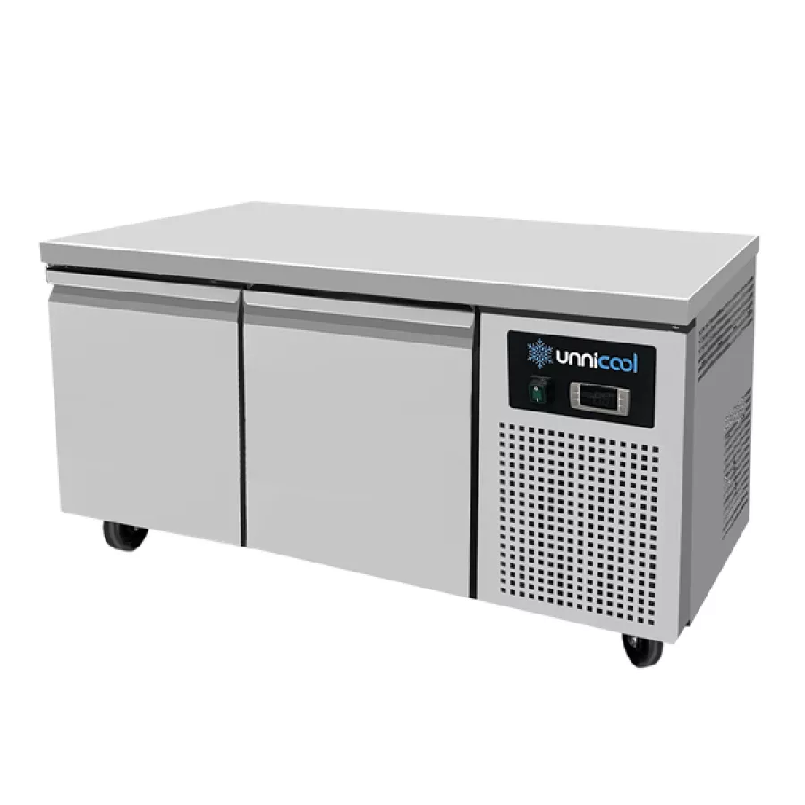 Kühltisch 2 Schubladen 1/1 GN, 180L, Umluft, 1210x700x600mm