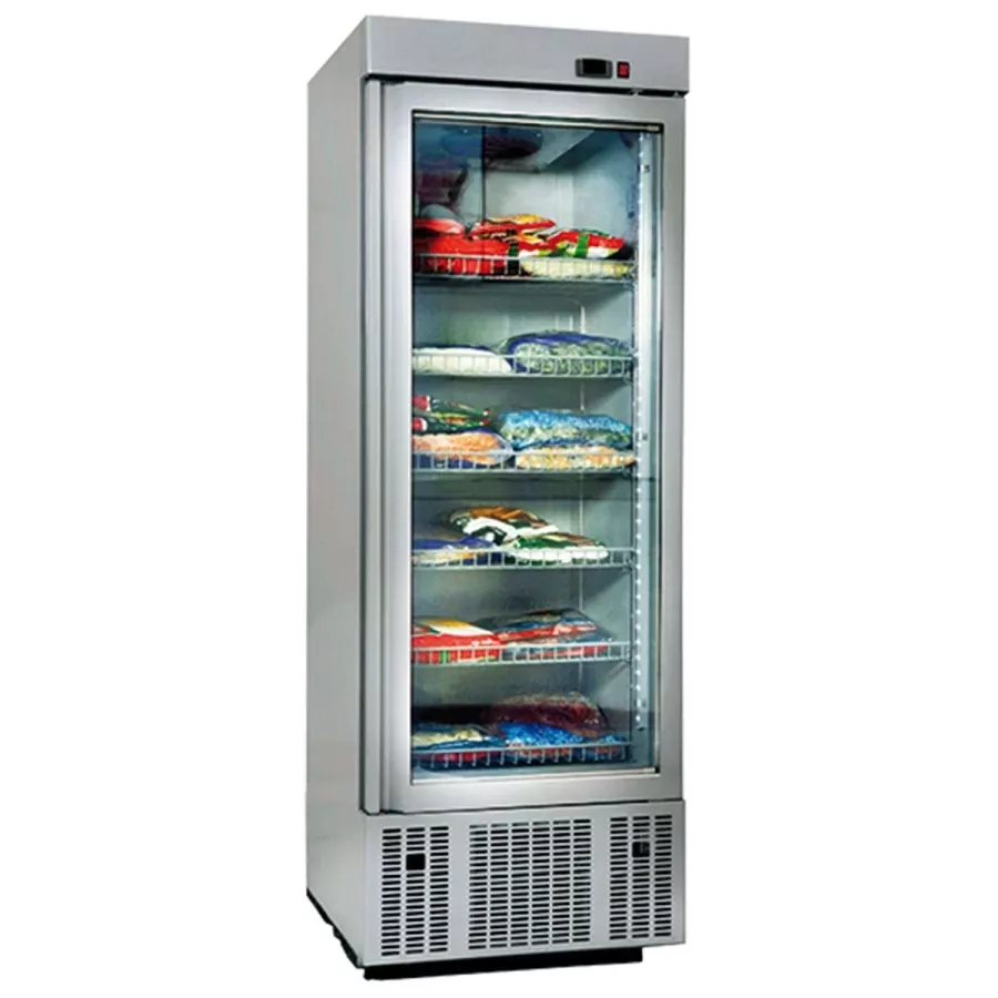 Lagerkühlschrank 650 L mit 1 Glastür