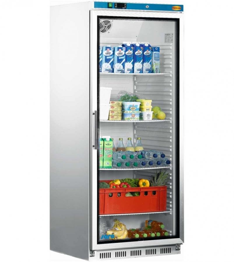 Lagerkühlschrank mit Glastür 620 Liter Lagerkühlschrank mit Glastür 620 Liter
