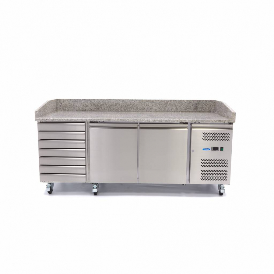 Vorbereitungskühlschrank - passt 5 x 1/6 GN - 7 Schubladen