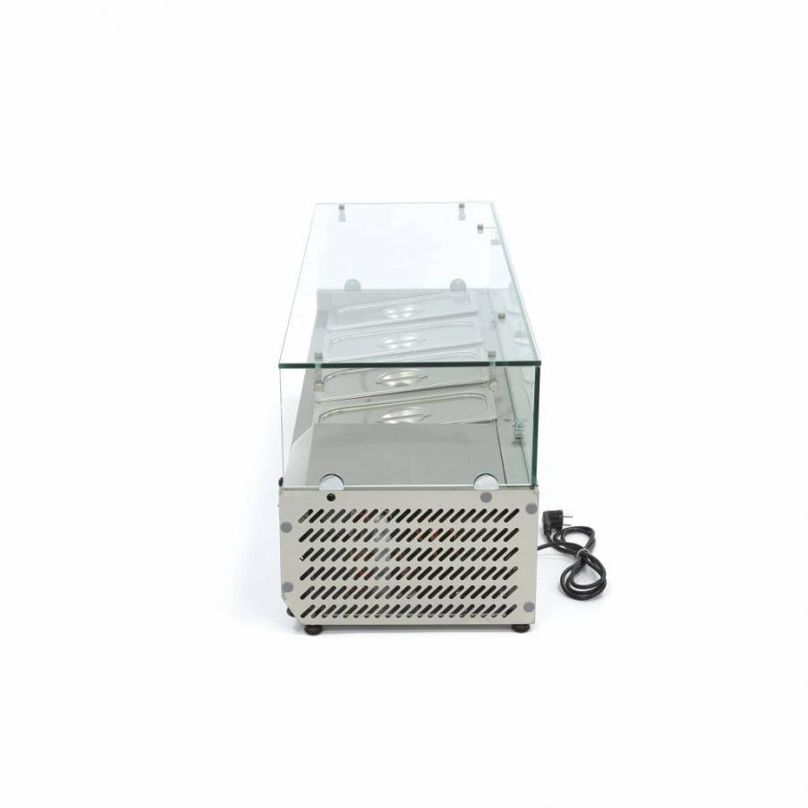 Opbouwkoelvitrine - 120 cm - Past 4 x 1/3 GN