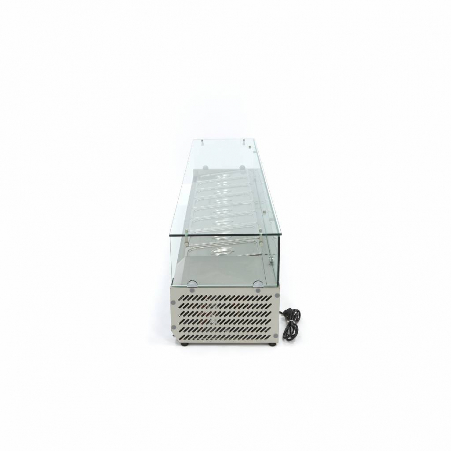 Opbouwkoelvitrine - 180 cm - Past 8 x 1/3 GN