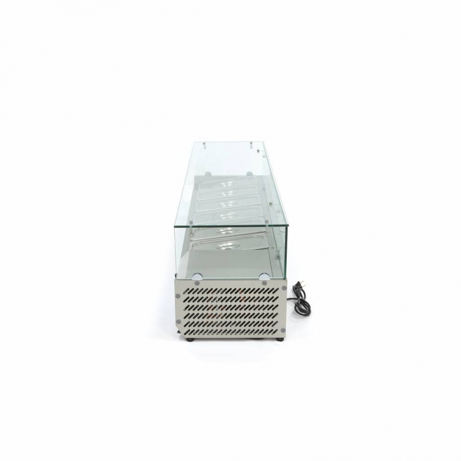 Aufsatzkühlvitrine -Vorbereitung - 150 cm - passt 6 x 1/3 GN