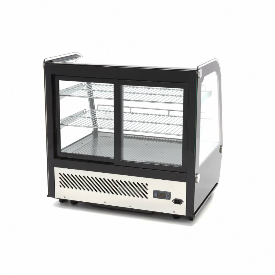 Glastürkühlschränke - 120 l - 70 cm - Hintere Schiebetüren