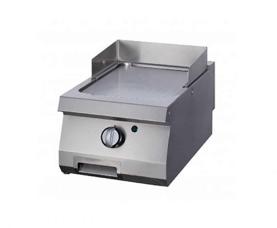 Zware pan glad chroom enkel apparaat 70 cm diep gas - Gastrohot