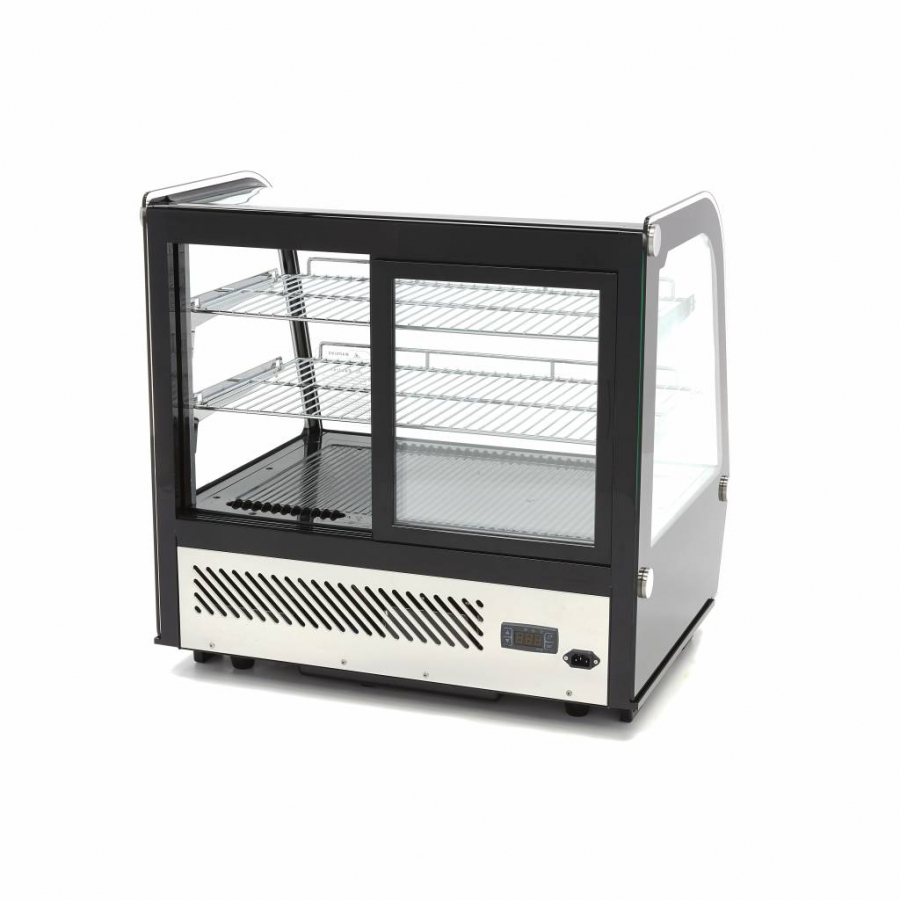 Glastürkühlschränke - 120 l - 70 cm - Hintere Schiebetüren