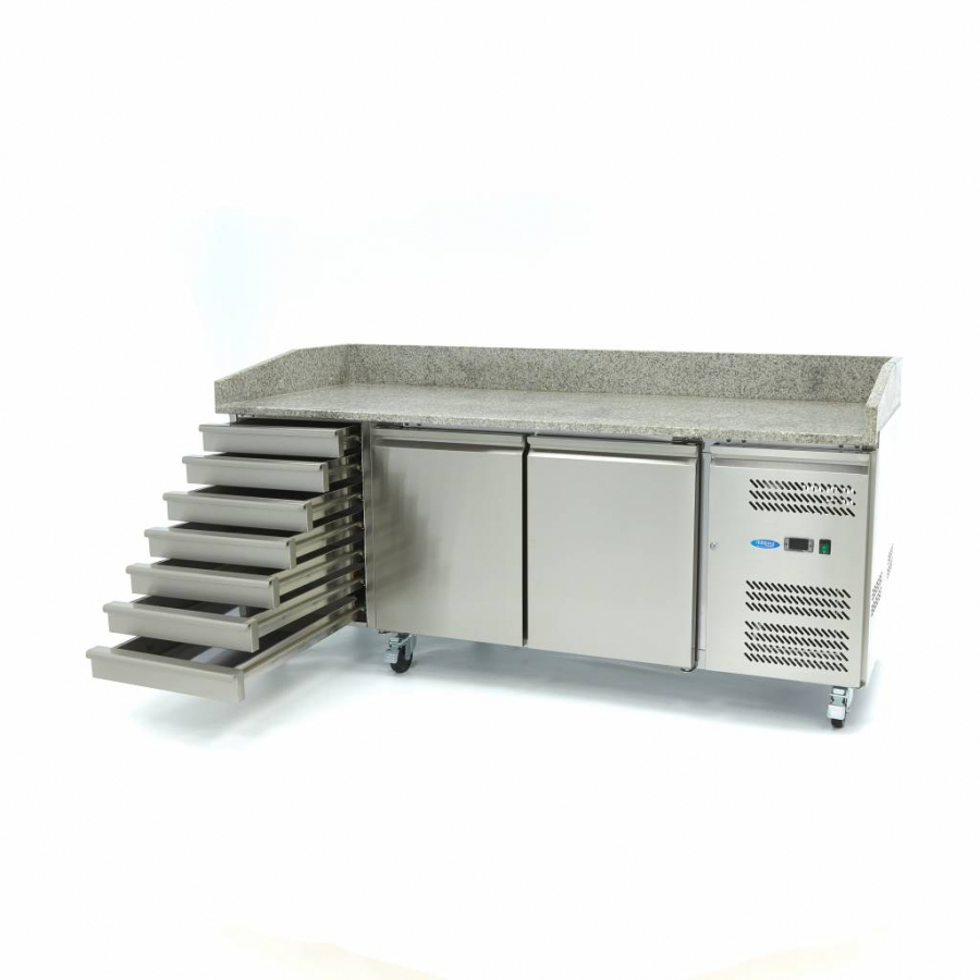 Vorbereitungskühlschrank - passt 5 x 1/6 GN - 7 Schubladen