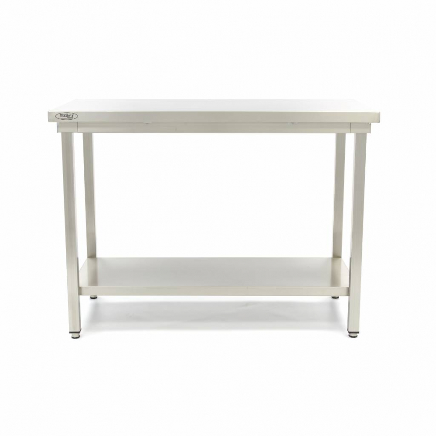 Edelstahltisch 60 x 70cm höhenverstellbar - Robuster Arbeitstisch für die Gastronomie