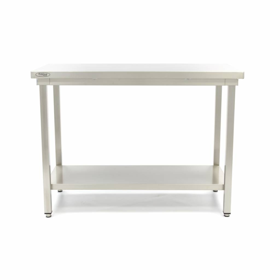 RVS-tafel 80 x 70cm in hoogte verstelbaar - Robuuste werktafel voor de gastronomie