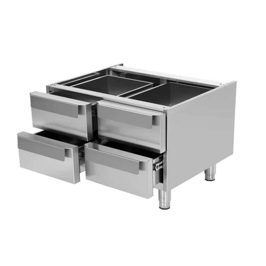 Unterbauschrank Neutral 800 mm mit Schubladen für