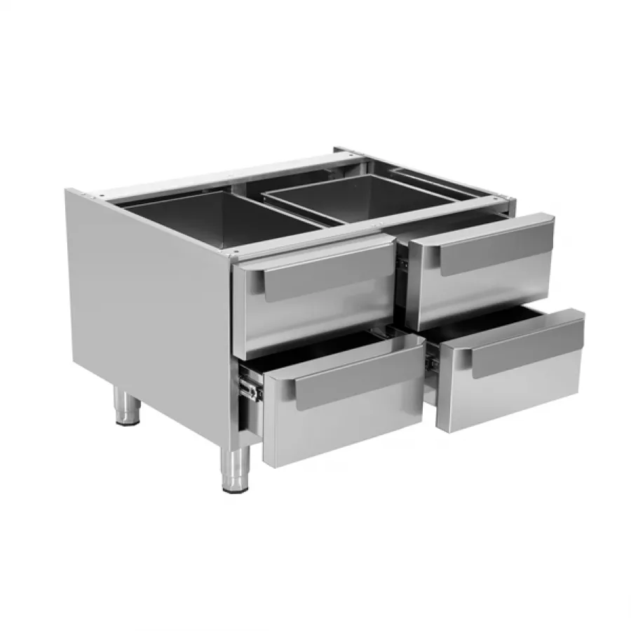 Unterbauschrank Neutral 800 mm mit Schubladen für