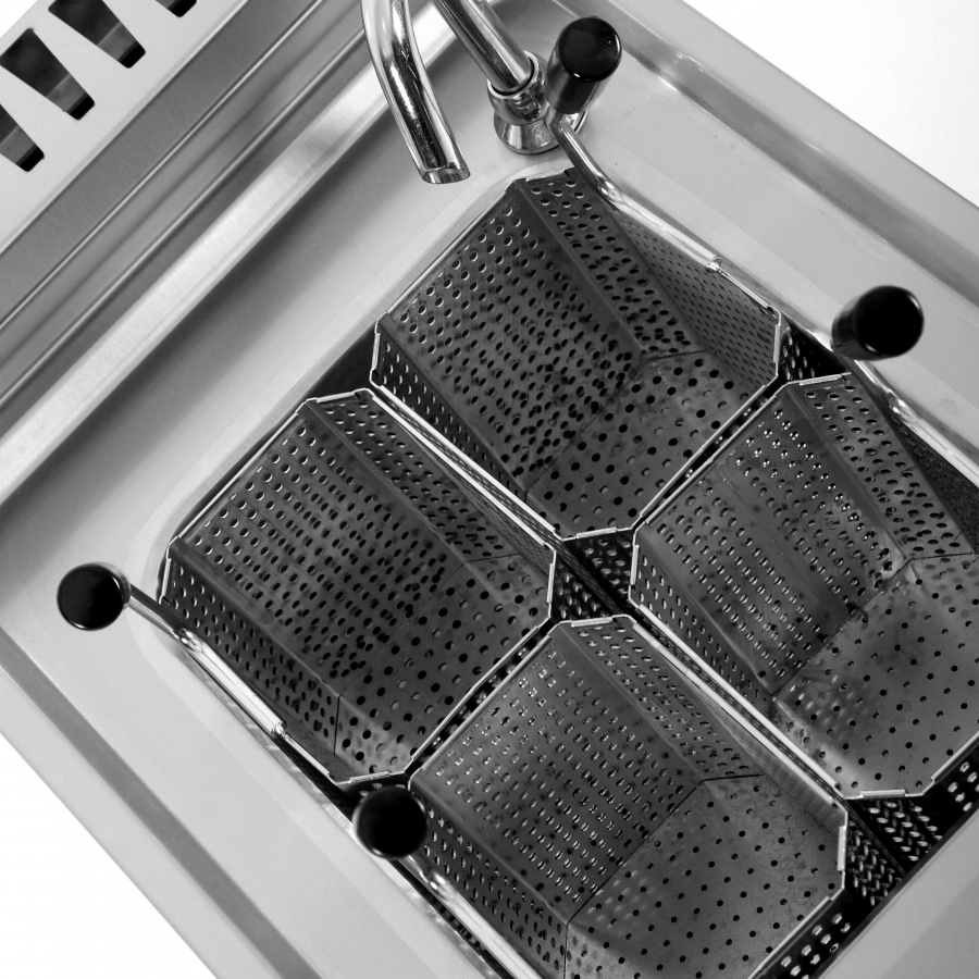 Pasta-Kocher 1x12L elektrisch – Edelstahl, Temperatur bis 110°C