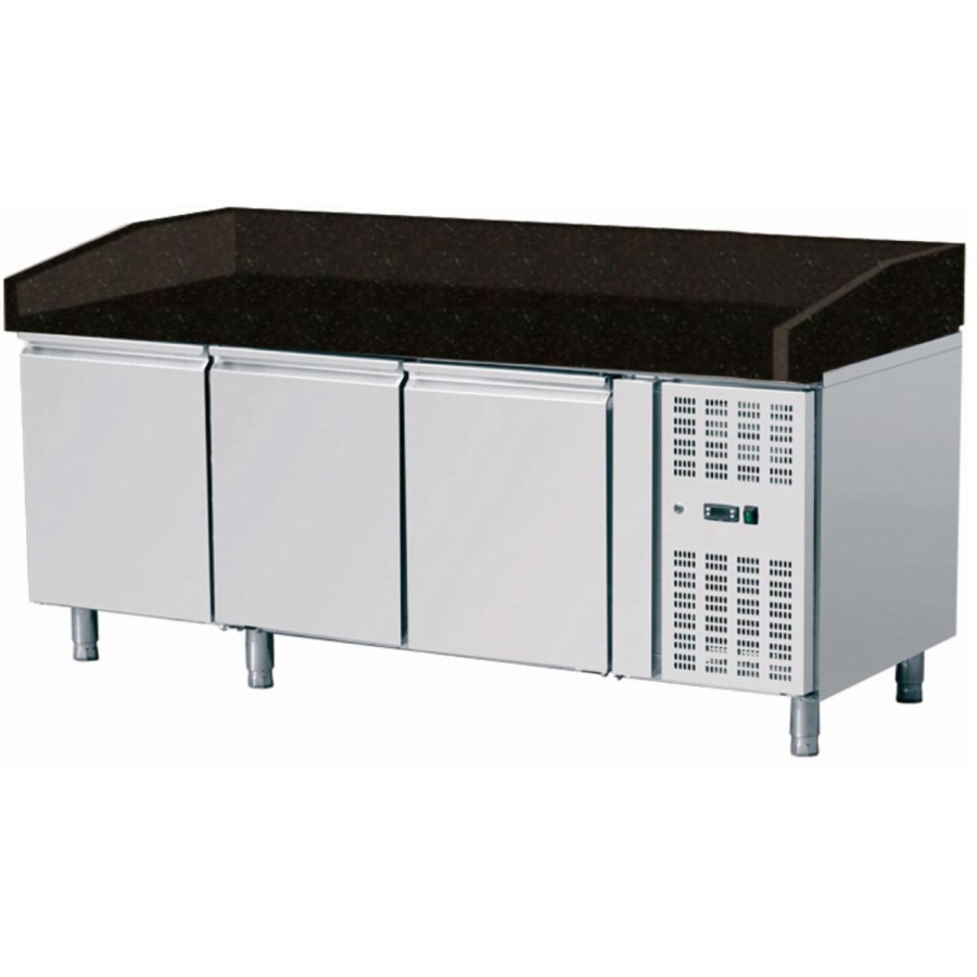 Pizzakühltisch 3 Türen | 2025 x 800 x 860 Pizzakühltisch 3 Türen | 2025 x 800 x 860