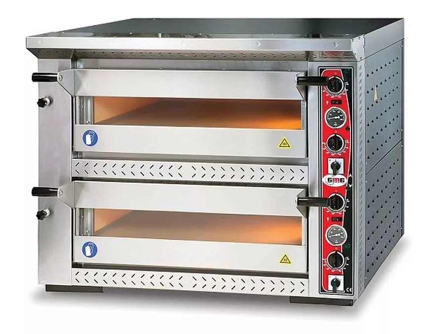 Pizzaofen - Vollschamott, 2 Backkammer, 4+4 x Ø 33 cm, 1010x1030x800 Pizzaofen - Vollschamott, 2 Backkammer, 4+4 x Ø 33 cm, 1010x1030x800