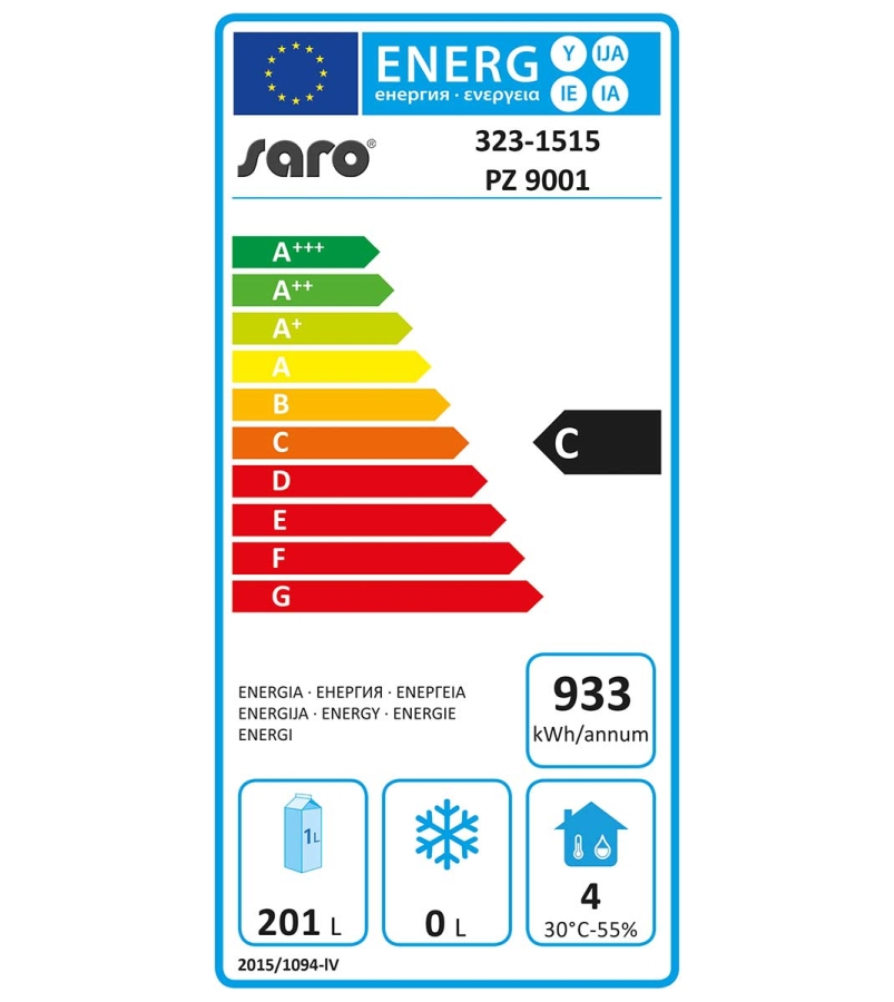 Pizzatisch mit 2 Türen | 6 Schubladen Energie Pizzatisch mit 2 Türen | 6 Schubladen Energie