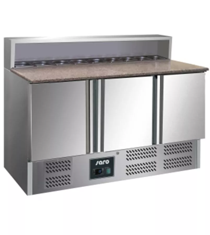 Pizzatisch 3 Türen | B1365xT700xH1090 mm Pizzatisch 3 Türen | B1365xT700xH1090 mm