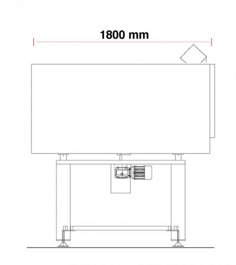 Rotierender Holzbackofen | 10/12 Pizzen | Pavesi TWISTER SIDE 130 Rotierender Holzbackofen | 10/12 Pizzen | Pavesi TWISTER SIDE 130