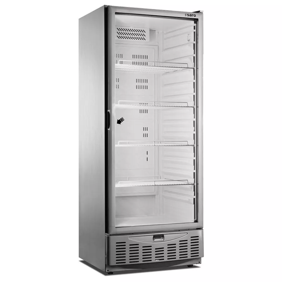 Kühlschrank mit Glastür | Innenraum Kunststoff