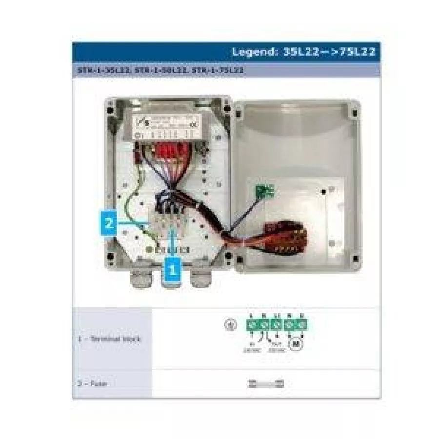 Lüftergeschwindigkeitsregler 230V 7,5A 5-Gang für Ventilatoren
