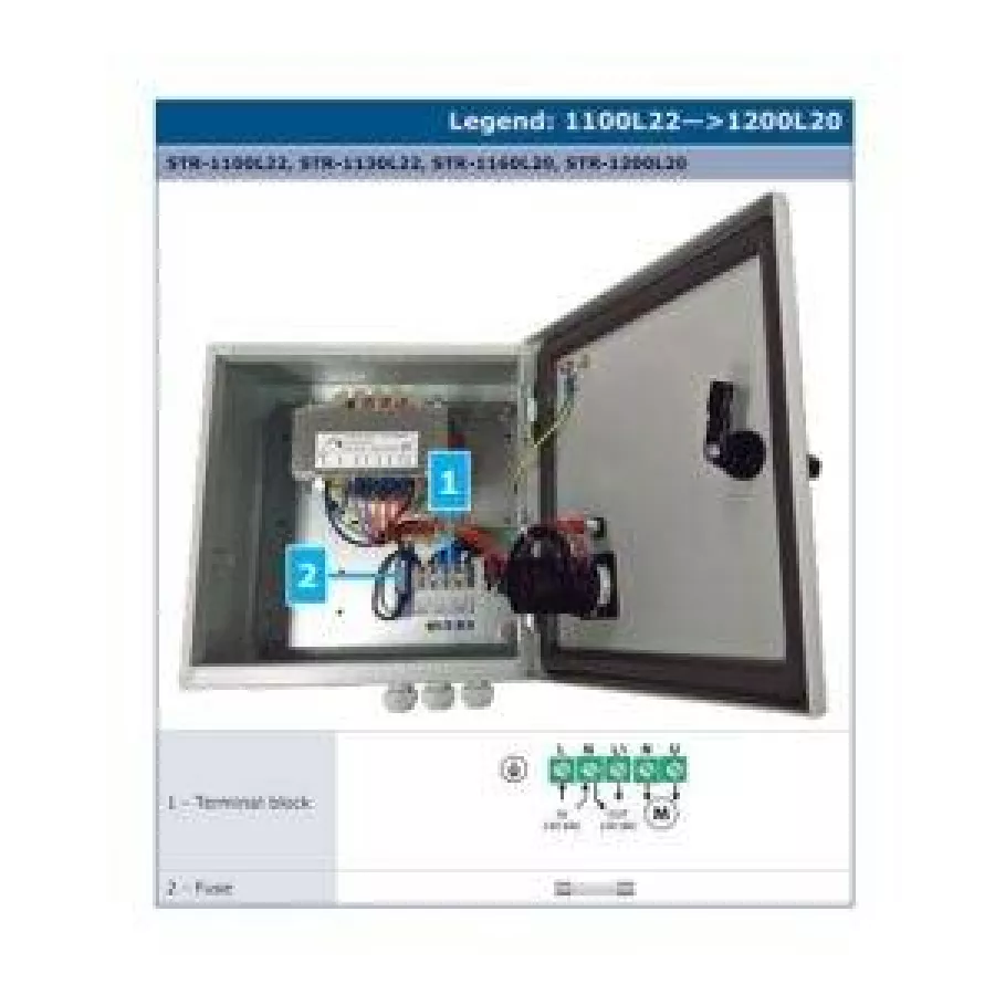 Lüftergeschwindigkeitsregler 230V 7,5A 5-Gang für Ventilatoren