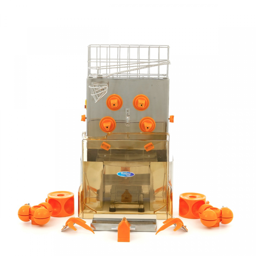Automatische sinaasappelsapmachine - 8 kg - 25 per minuut - met kraan