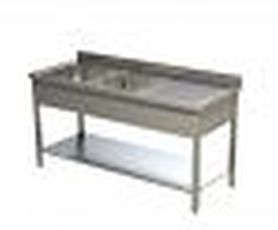 Spülbecken, 2 Becken links, 1800x700x850 | Gastrohot