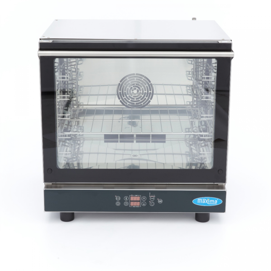 Kombi-Dampfofen - passend für 5 Tabletts (1/1 GN / 60 x 40cm) - Digitale Anzeige - 400V
