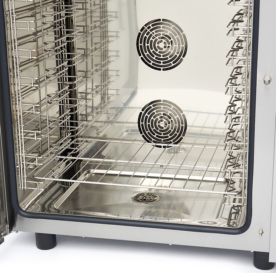 Kombi-Dampfgarer - Passend für 10 Tabletts (1/1 GN / 60 x 40cm) - Analog - 400V