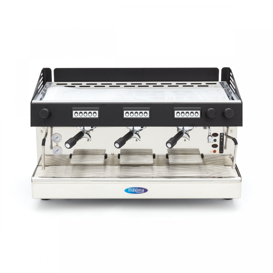 Espressomaschine - 3 Kolben - 540 Tassen pro Stunde Espressomaschine - 3 Kolben - 540 Tassen pro Stunde