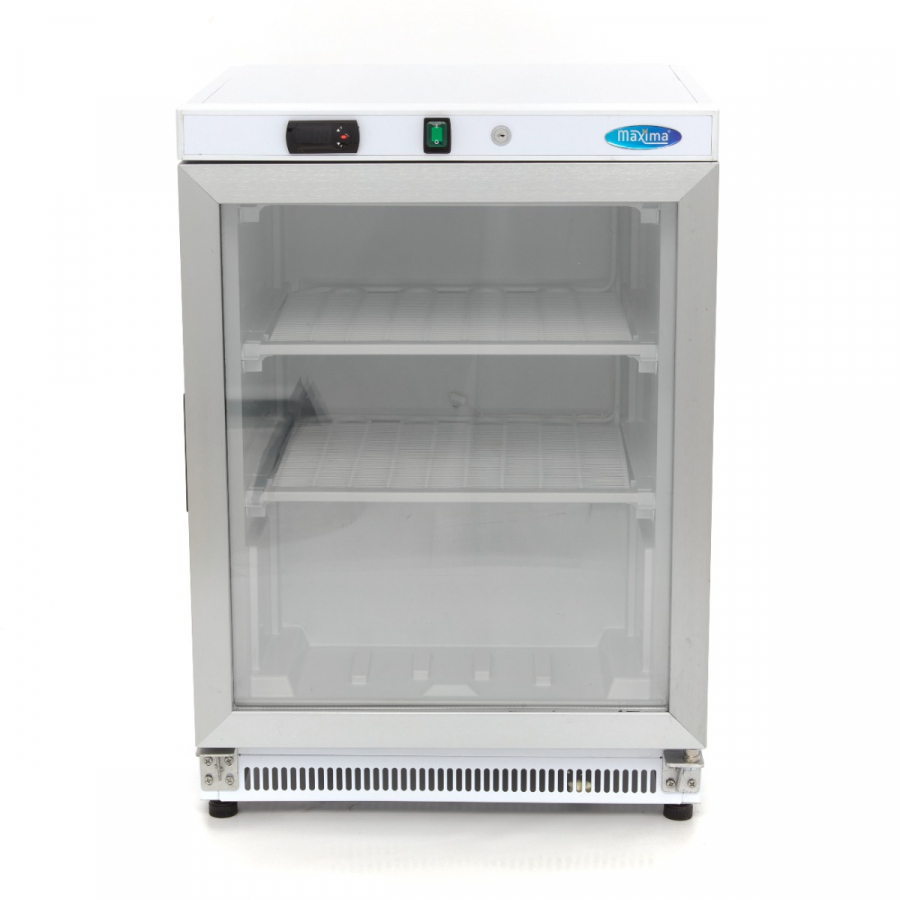 Gastro vrieskast 200 liter met glazen deur – Wit