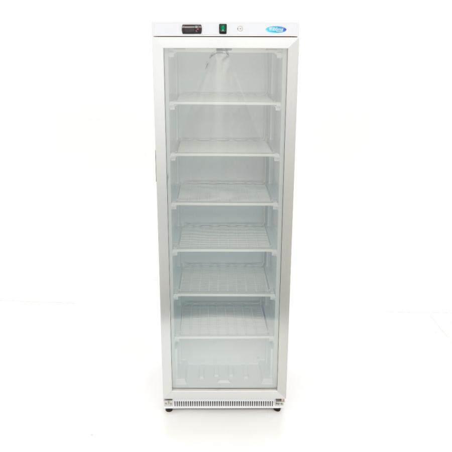 Gastro vrieskast 400 l met glazen deur – 6 vaste planken